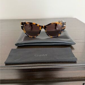 Quay Chit Chat 53mm Cat Eye Sunglasses